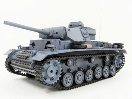 塗装済み完成品】 Heng Long 2.4GHz 1／16ドイツ陸軍 III号 L型 German