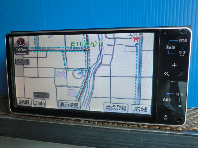 トヨタ純正ＨＤＤナビ、ＮＨDT－Ｗ５９、２０１２年地図、保証付