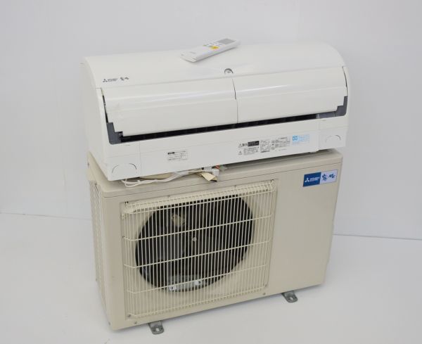 (9YA*B 0826G10) 三菱 霧ヶ峰 エアコン MSZ-ZY4019S-W リモコン付き 2019年製 ZYシリーズ おもに8畳用