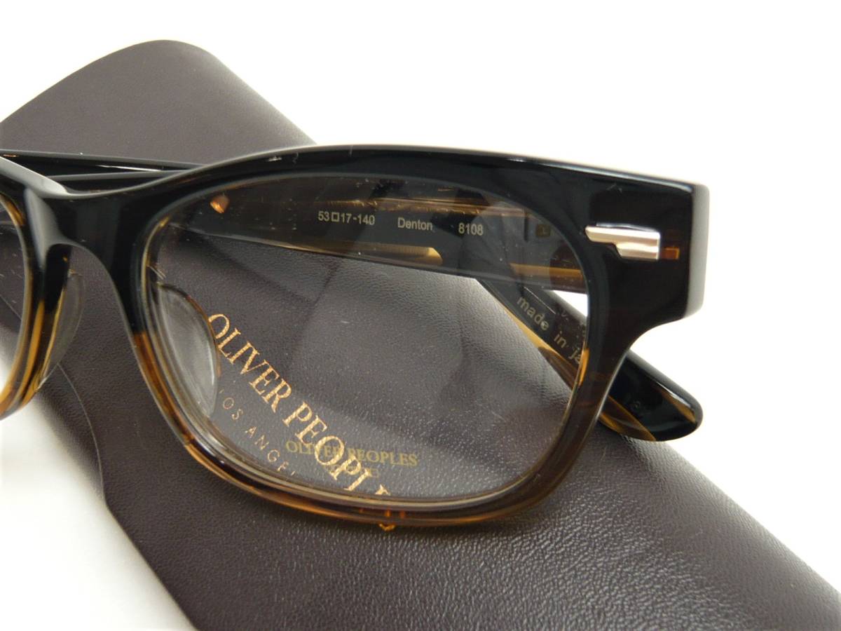 新品 オリバーピープルズ メガネ DENTON 8108 フレーム OLIVER PEOPLES