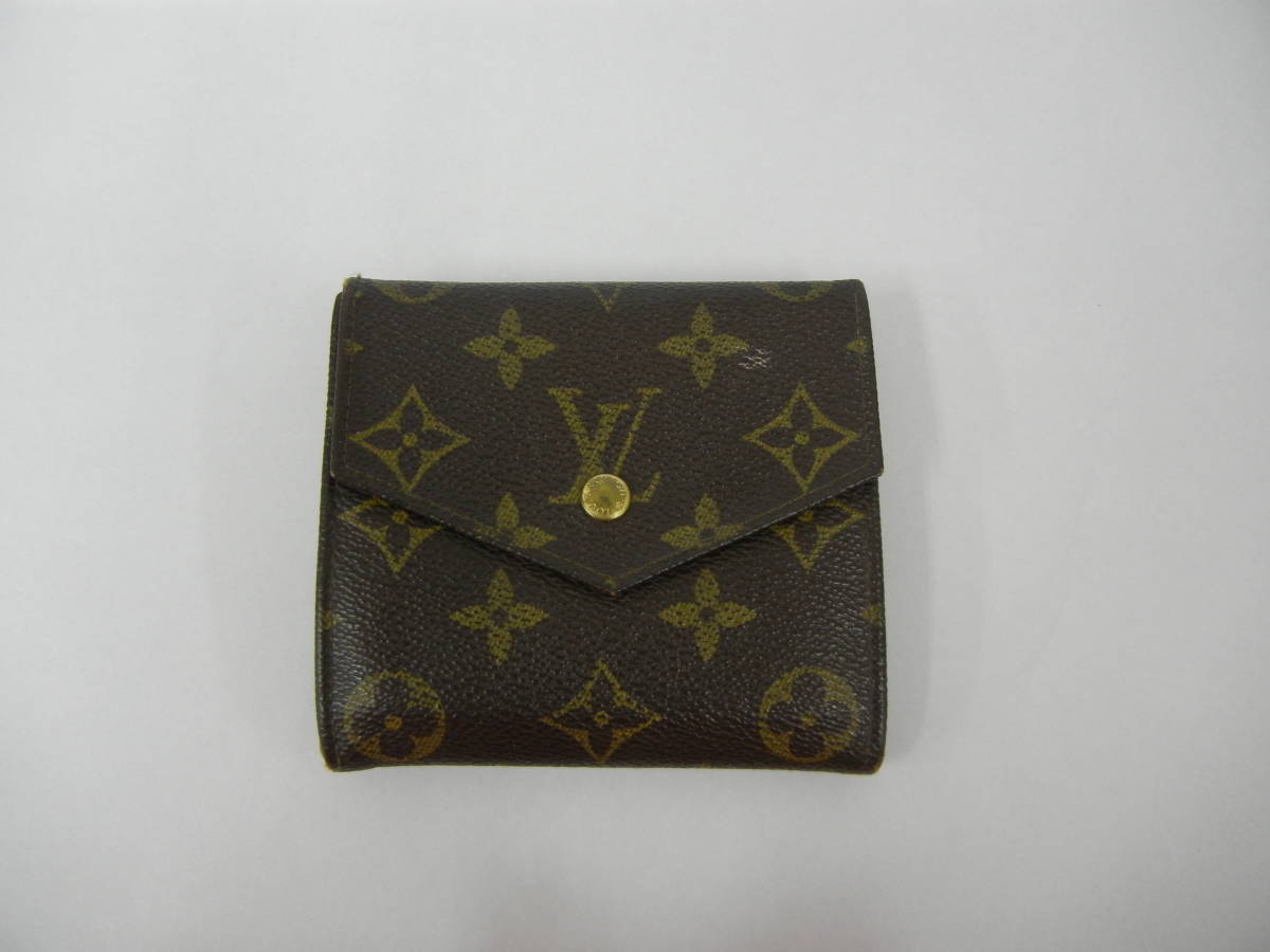 78）☆LOUIS VUITTON☆ルイ ヴィトン モノグラムライン ポルト モネ 二 