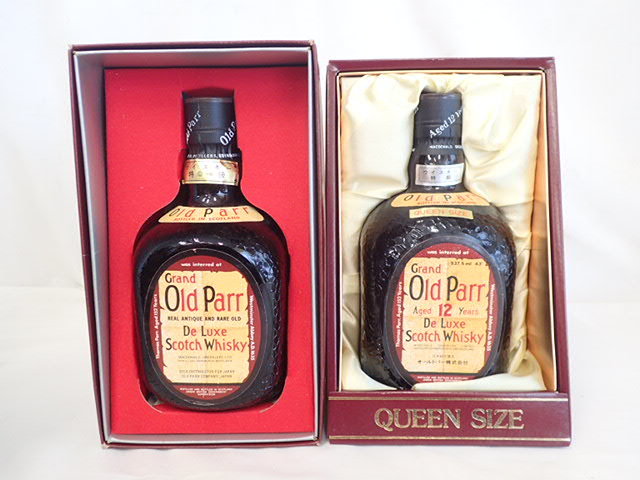 最新作，定番 A8281 未開栓古酒/箱付き/特級 12年クイーンサイズ含む ２本セット GRAND OLD PARR オールドパー デラックス スコッチ ウイスキー(スコッチ)｜売買されたオークション情報、yahooの商品情報をアー スコッチ