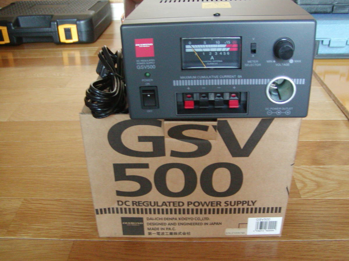 GSV500 直流安定化電源 DC 6V～15V 可変 - DIAMOND 第一電波工業 Yahoo
