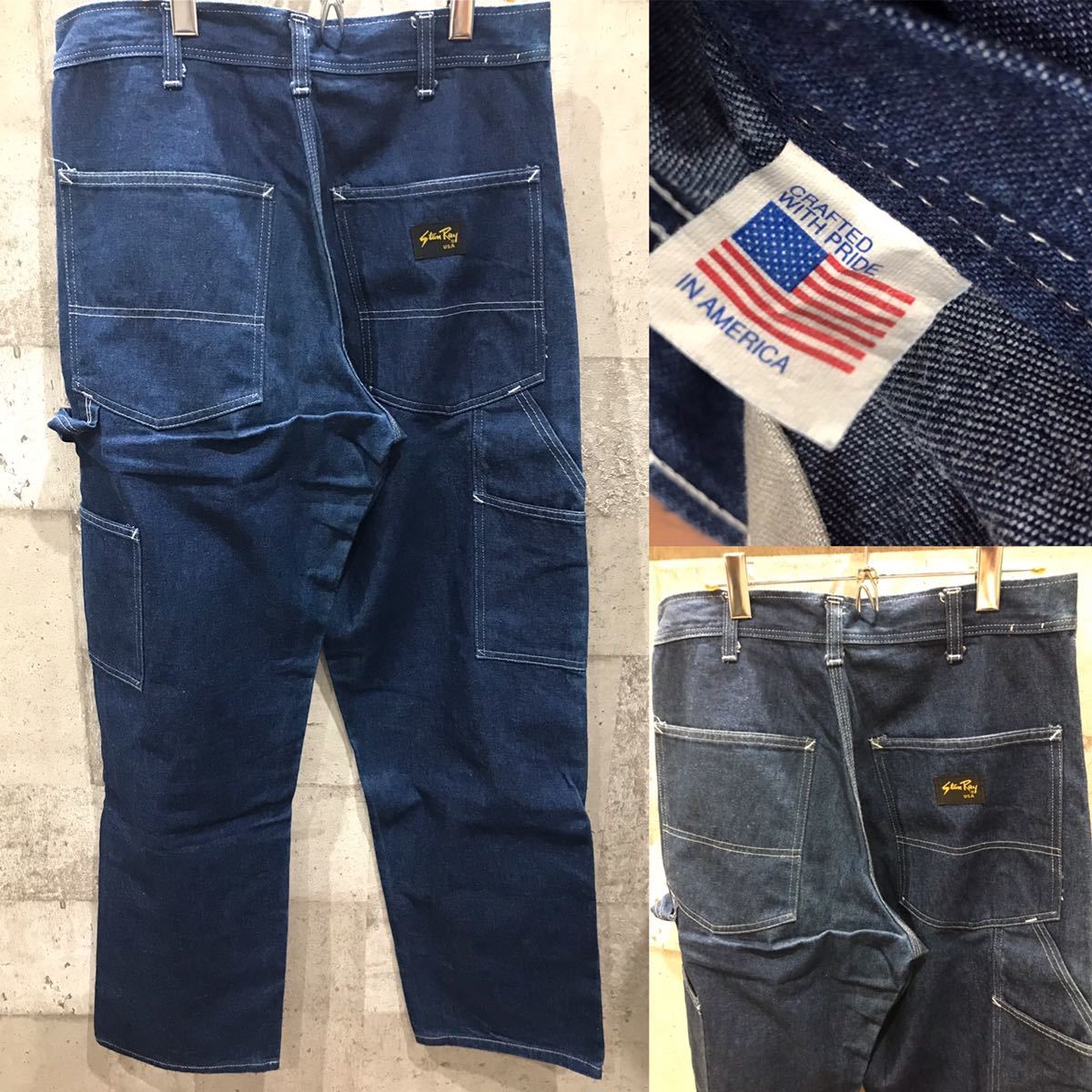 usa製stanray ペインターパンツ　us古着デニム
