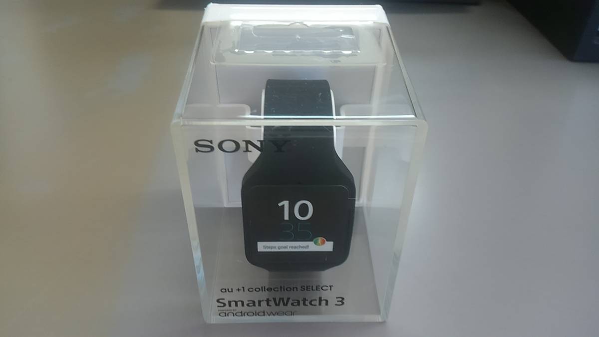 ＃新品未使用＃SONY SmartWatch 3 SW3(ブラック)＃ZA280＃8/30