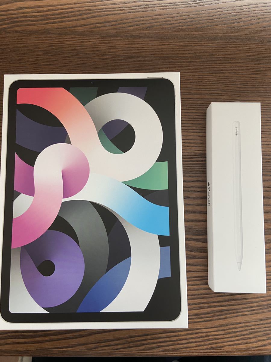正規品，お得 Apple 第4世代 ipad air 4 256GB Wi-Fi シルバー apple pencil 2 付き 液晶保護ガラス貼り付け(iPad本体)｜売買されたオークション情報、yahooの商品情報をアーカイブ公開 - オークファン iPad本体