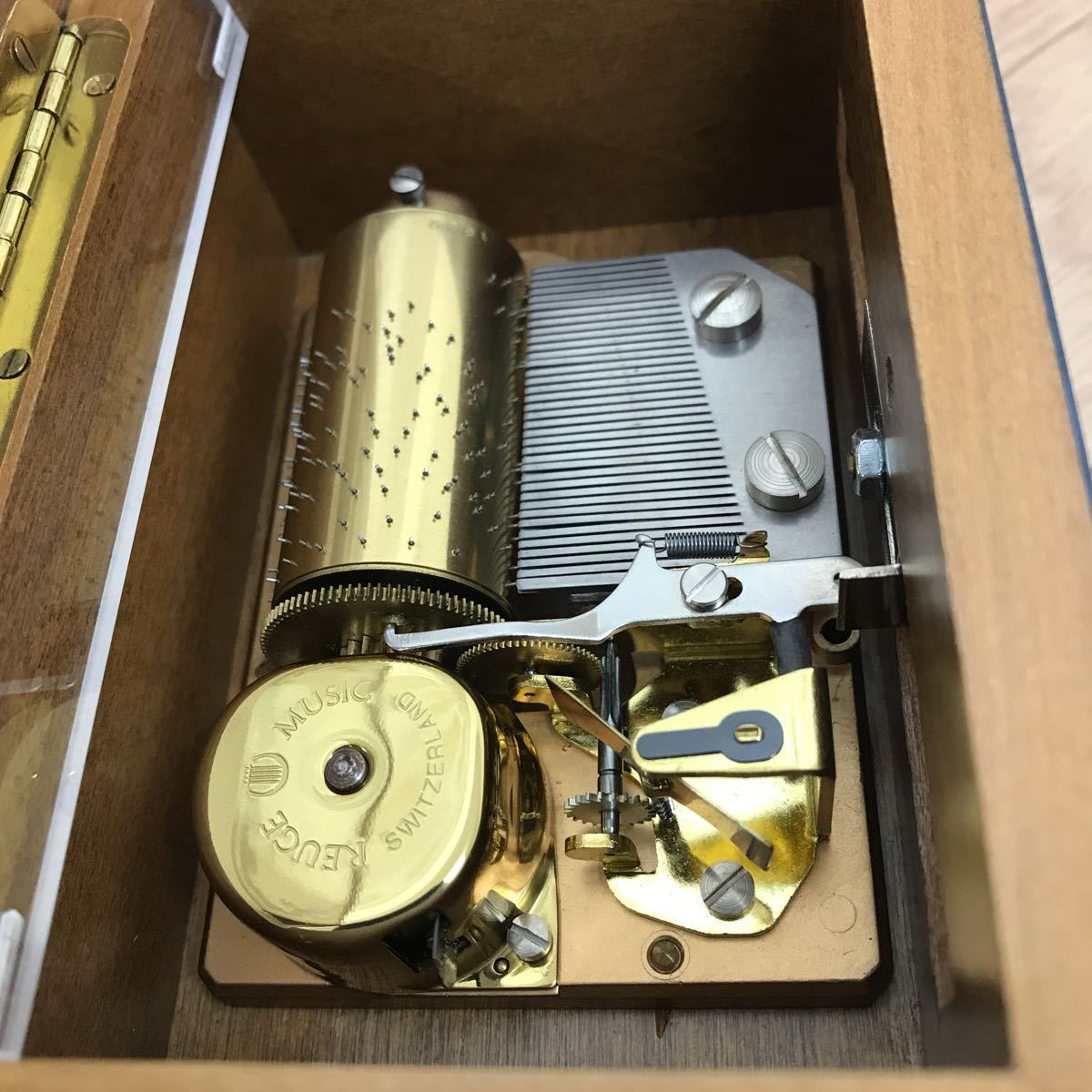 美品〉REUGE MUSIC リュージュ オルゴール カノン 一曲再生可能 美品