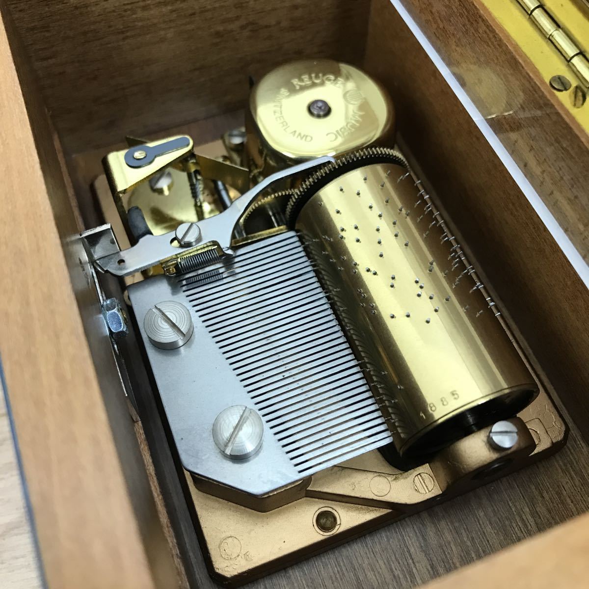 美品〉REUGE MUSIC リュージュ オルゴール カノン 一曲再生可能 美品