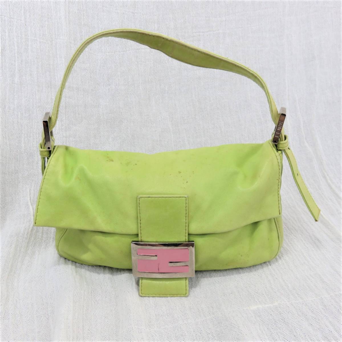 フェンディ FENDI☆マンマバケット ハンドバッグ 26424 イエロー 