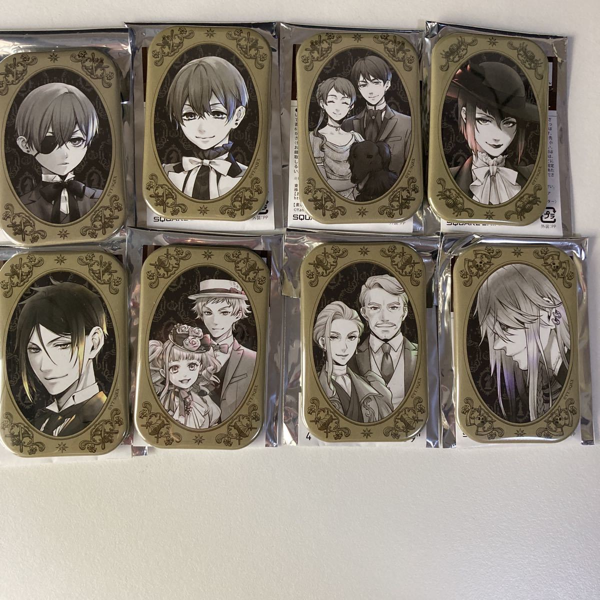 黒執事展 Black Label トレーディング缶バッジ Rich Black 全8種類