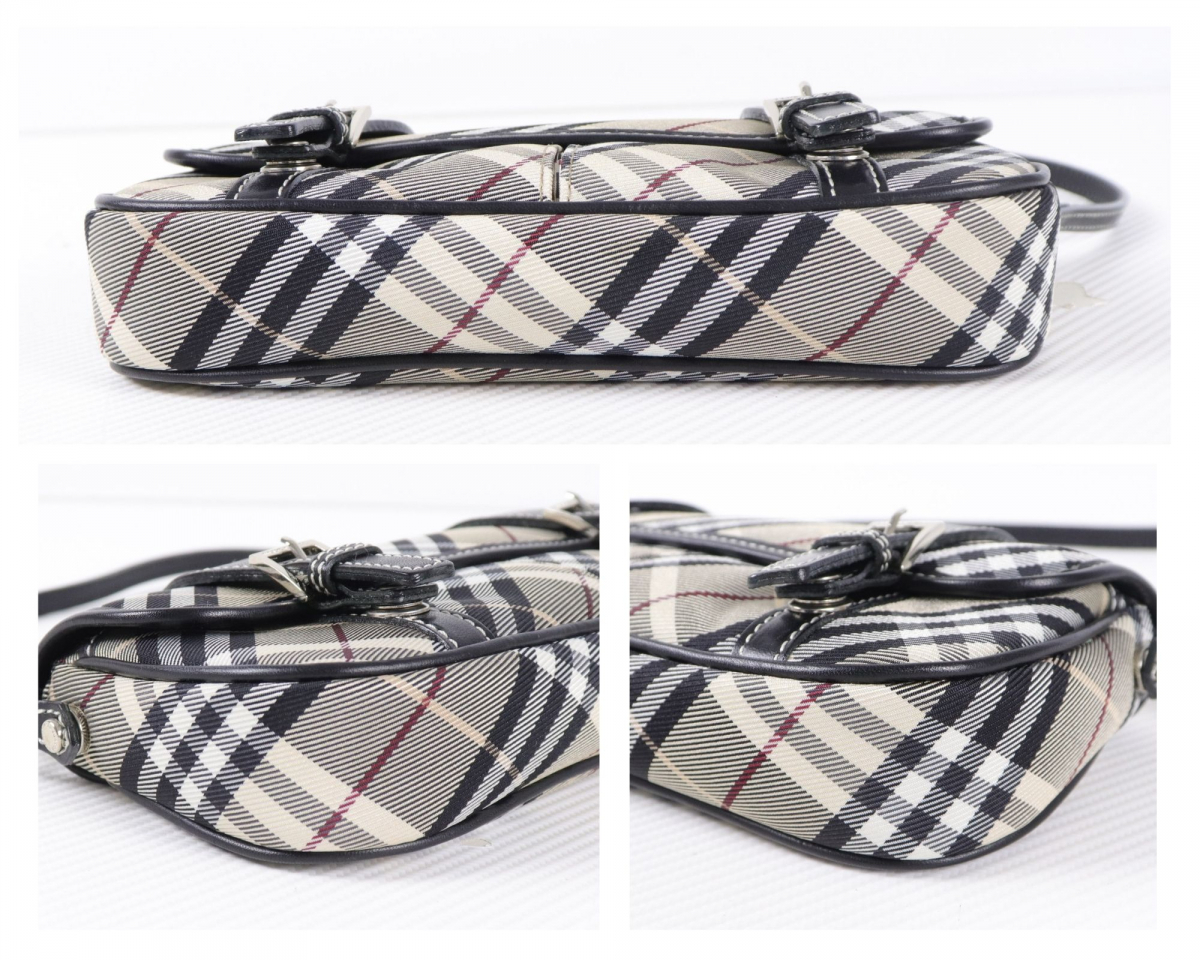 問屋 激安 美品BURBERRY バーバリーブルーレーベル ミニショルダー 