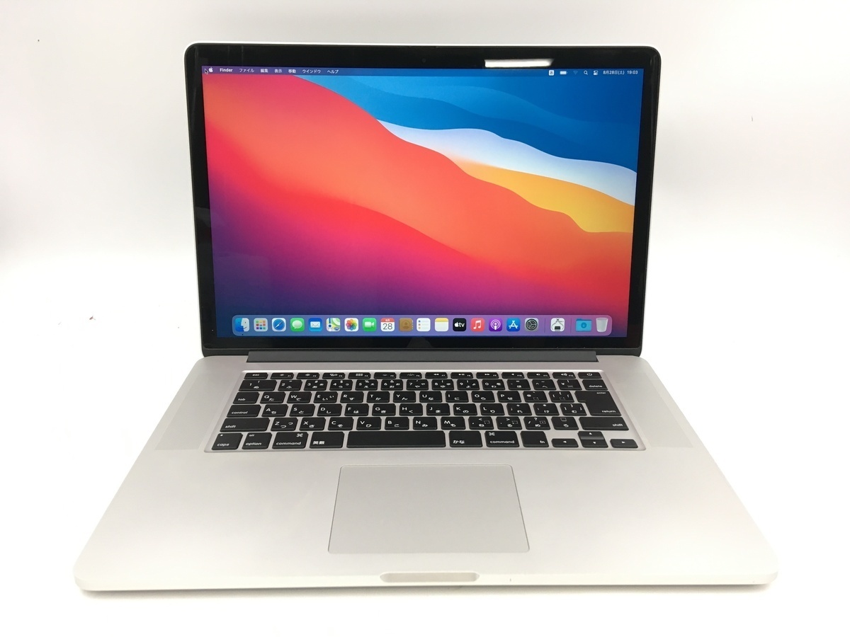 ブランドを選択する MacBook Pro Retina 2400/13.3 ME865J/A 美品