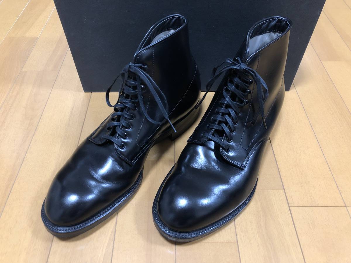 【美品】Alden x ANATOMICA プレーントゥブーツ 45667H 9E モディファイドラスト