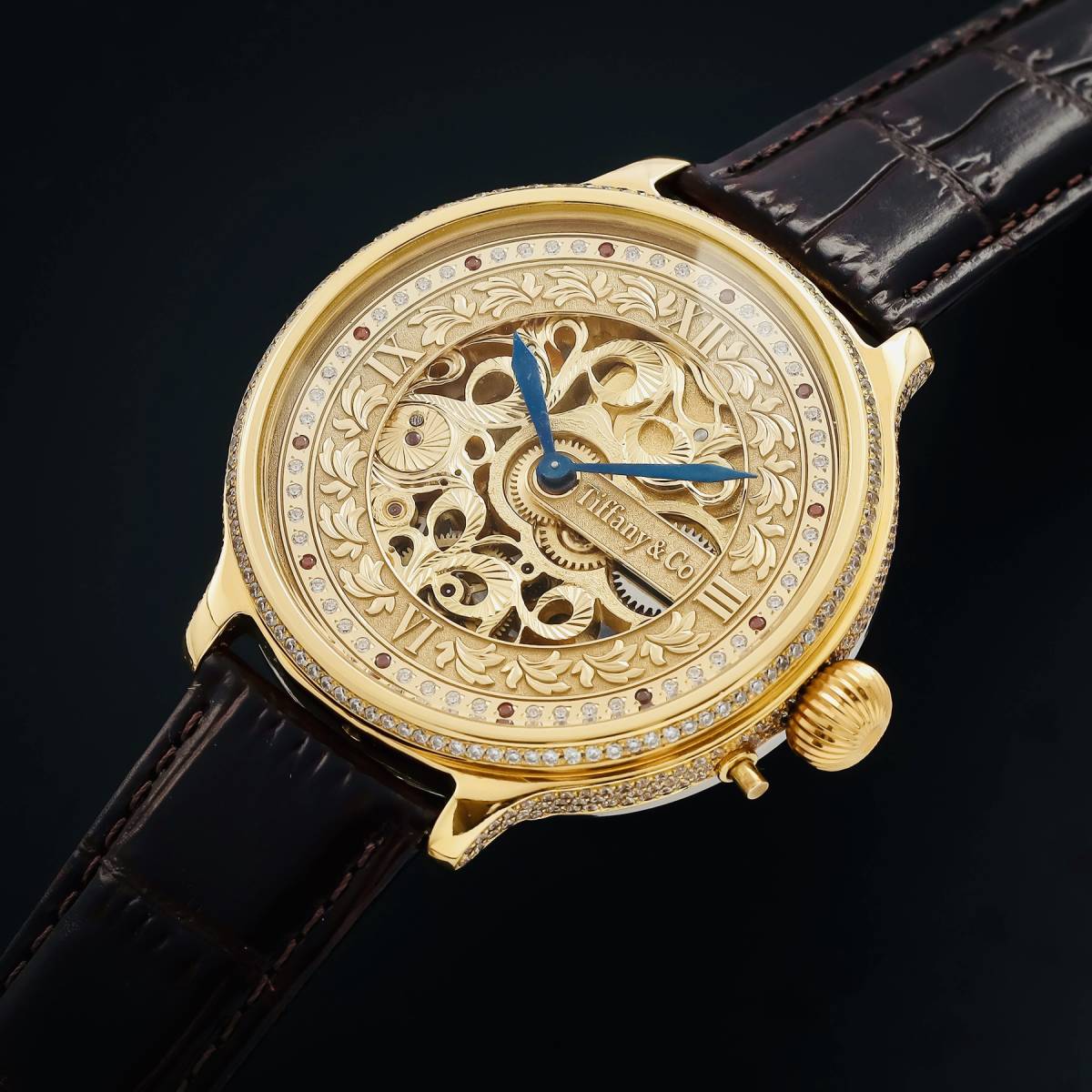 品質のいい 腕時計 メンズ 手巻き アンティーク Wネーム パテックフィリップ ティファニー 腕時計 アナログ Hlt No