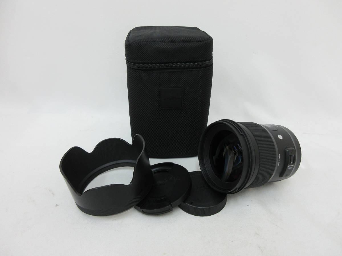 △【専用ケース・レンズフード付】（91-14）SIGMA/シグマ 50㎜ 1：1.4 