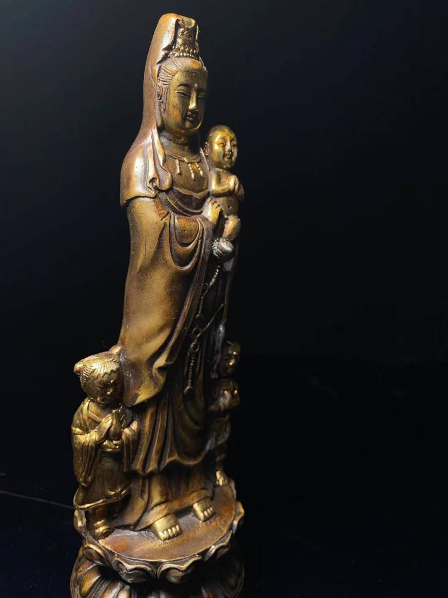 彫刻 慈母観音菩薩 仏教美術・仏像 送子観音菩薩 慈母観音 観音菩薩 置物