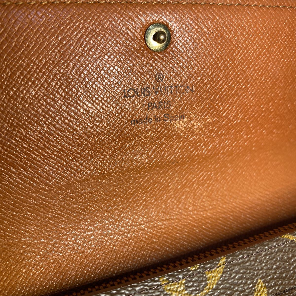 LOUIS VUITTON ルイヴィトン モノグラム 長財布 ポルトフォイユ 小銭 