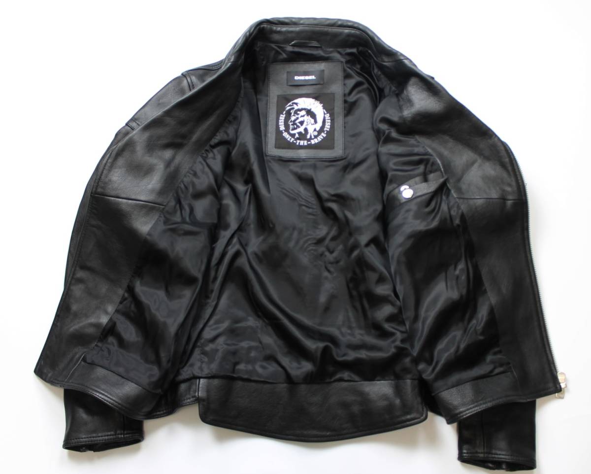 ディーゼル DIESEL メンズ ダブルライダース ジャケット Mサイズ 羊革 