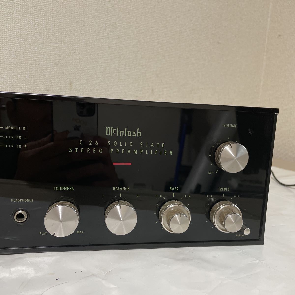 TRIPLEマッキントッシュC26名機美品 プリアンプ TRIPLE