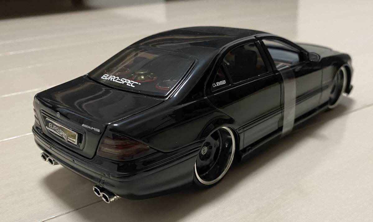 Jada Toys メルセデスベンツ S55 AMG 希少 箱無 台無 1/24 AMG DUB CITY