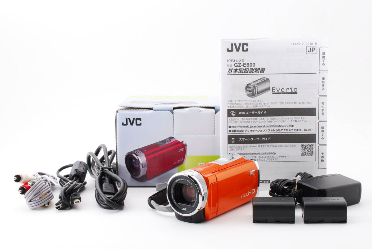 JVC Everio ビデオカメラ ☆実用品☆ ビクター GZ-E600 ☆元箱付 2026