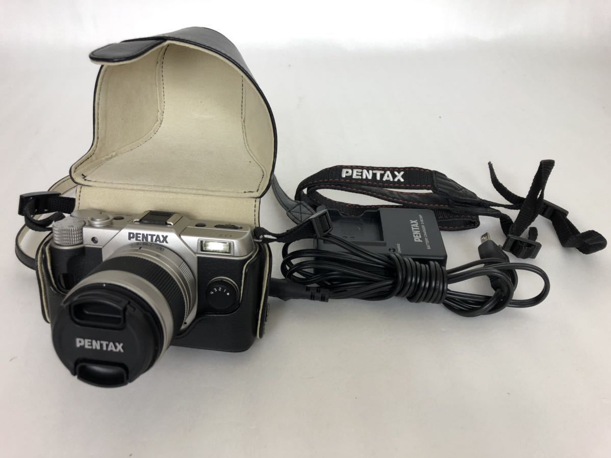 PENTAX Q7 ペンタックス デジタルカメラ ミラーレス一眼 レンズ SMC PENTAX 1:2.8-4.5 5-15mm 付属あり 【美品】 SD379