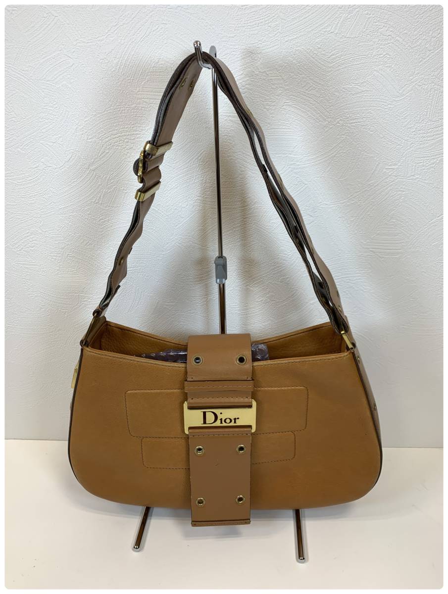 【中古品】Christian Dior クリスチャンディオール　ショルダーバッグ　レザー　バッグ　　(00500042)