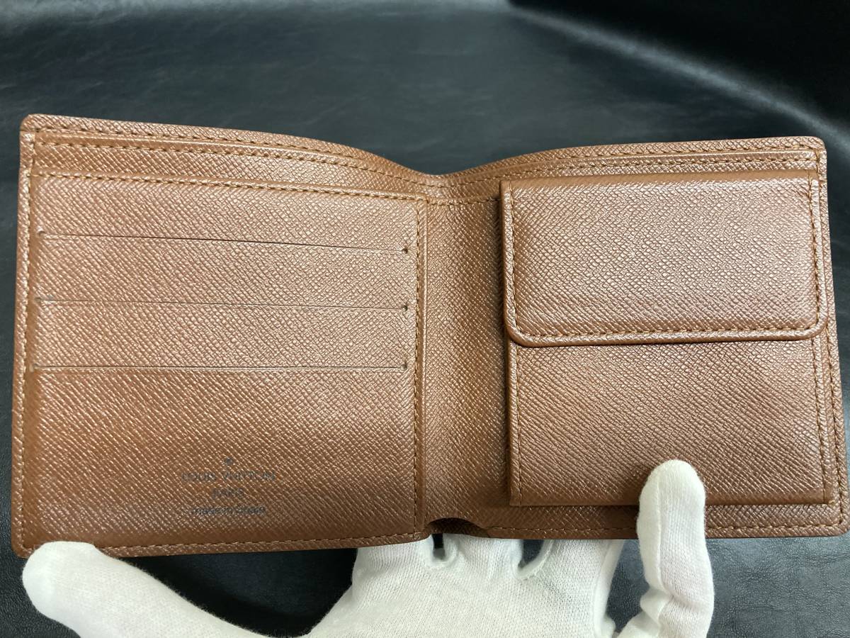 美品】VUITTON ルイ ヴィトン モノグラム ポルトフォイユ マルコ 2つ折 