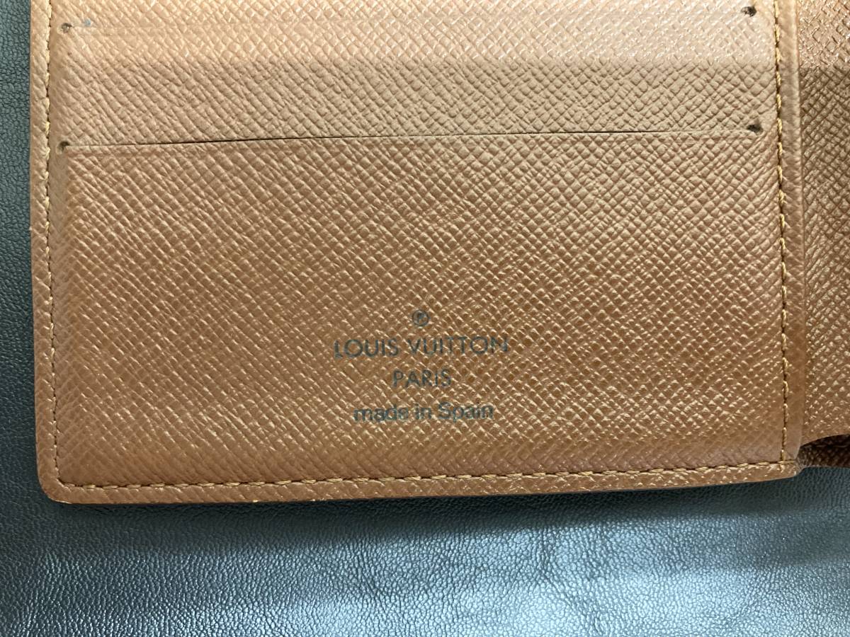 美品】VUITTON ルイ ヴィトン モノグラム ポルトフォイユ マルコ 2つ折 