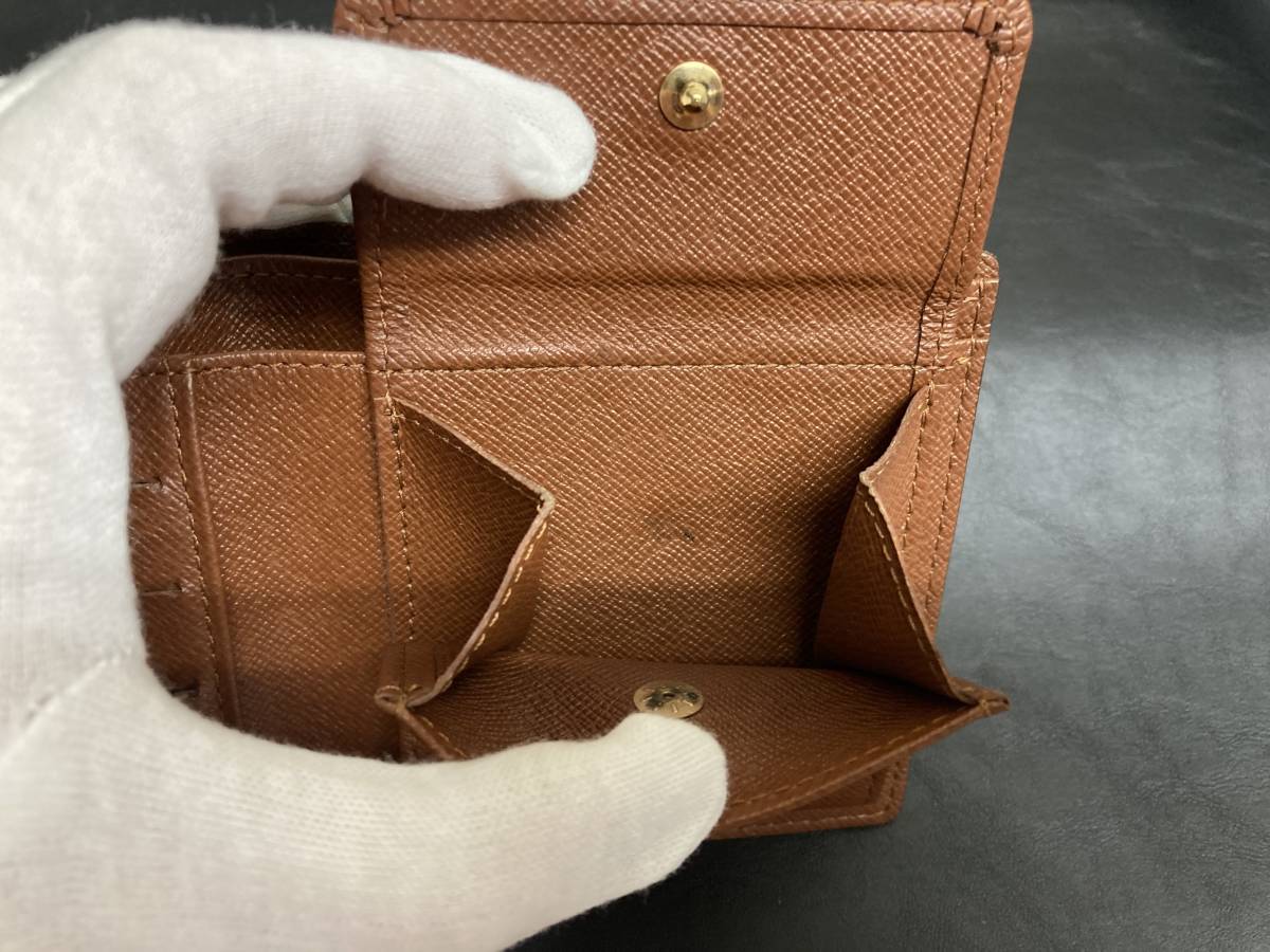 美品】VUITTON ルイ ヴィトン モノグラム ポルトフォイユ マルコ 2つ折 