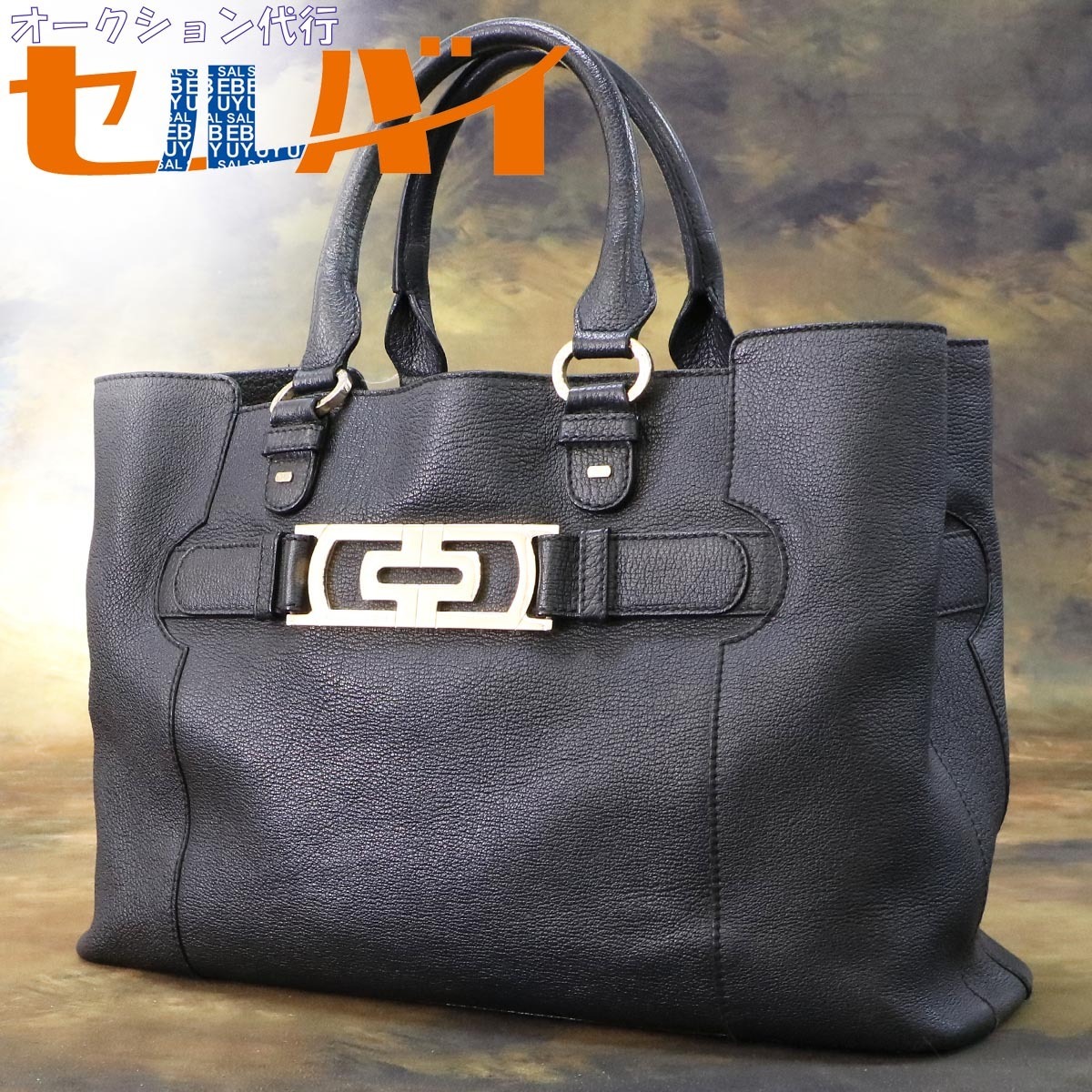 本物 超美品 ブルガリ 極希少 最高級オールレザー パレンテシス ラージ 