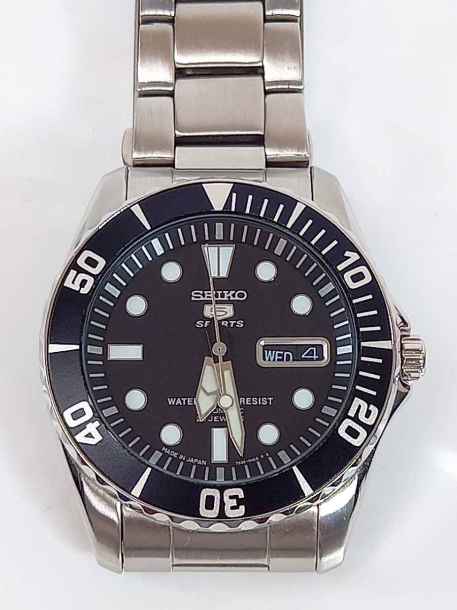 SEIKO 5 SPORTS DAY DATE自動巻 SEIKO 自動巻き デイデイト 動作未確認
