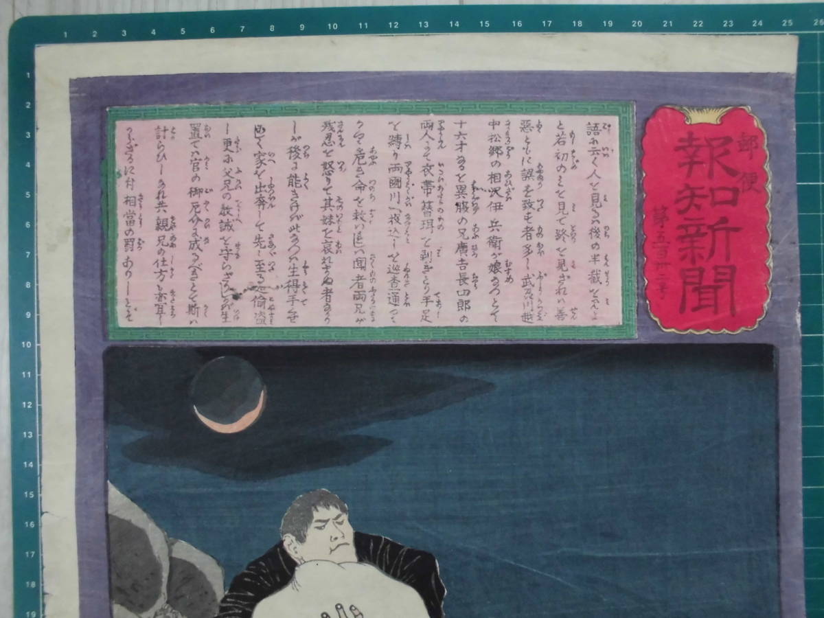 明治7年 芳年 「報知新聞第532号」 | 幕末・明治の世相と