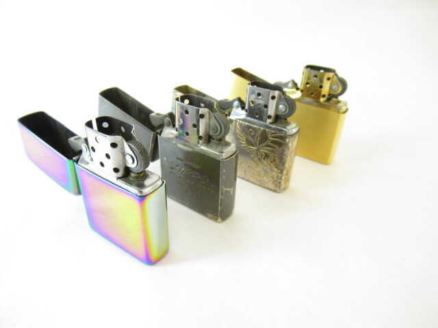 ライター レインボー ZIPPO #250 名入れ無料 ジッポ・ギフトセット 1円