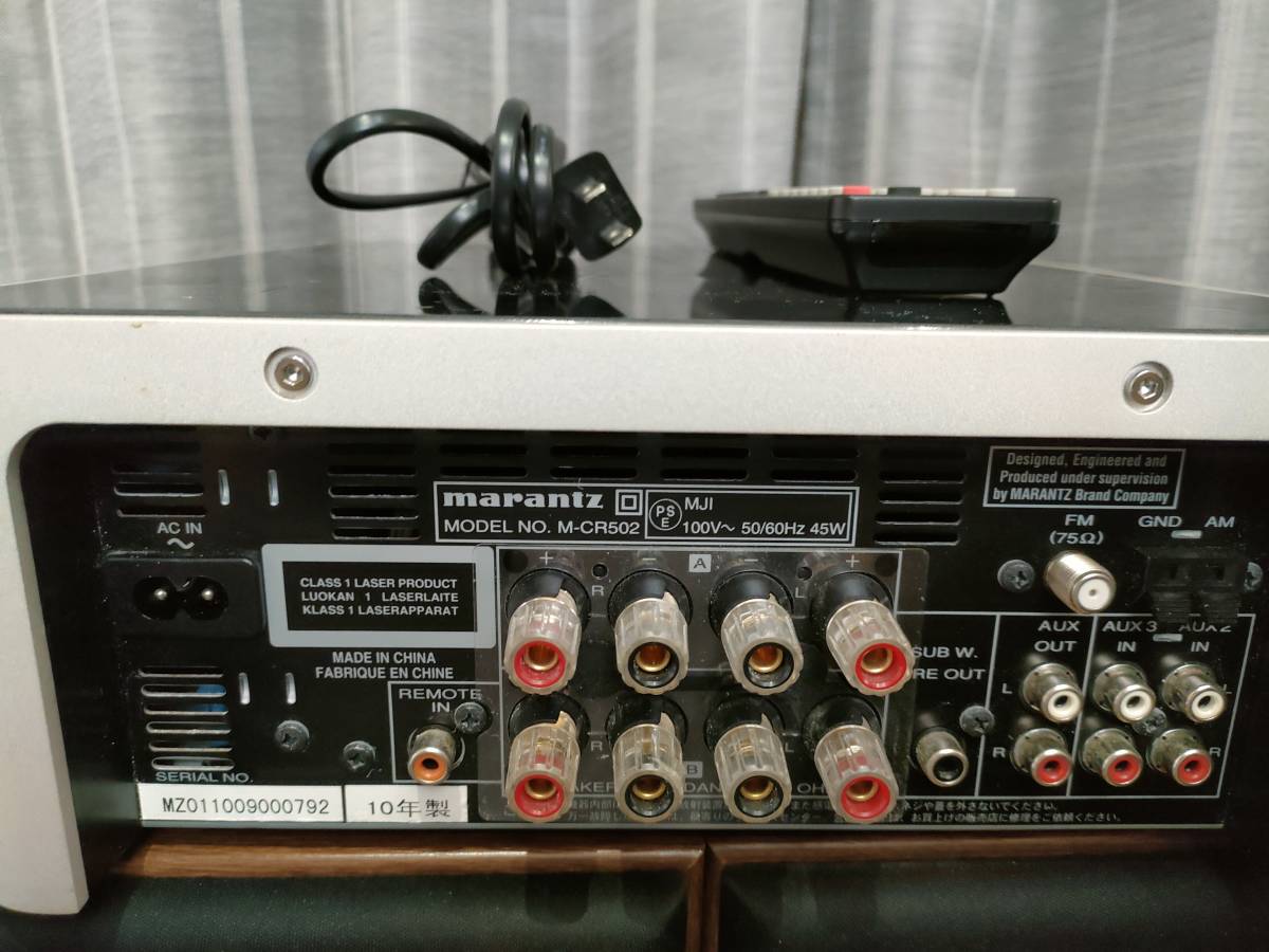 M-CR502 Marantz CD marantz | Receiver 音質 ▽ AIRBOW 試聴 TEAC