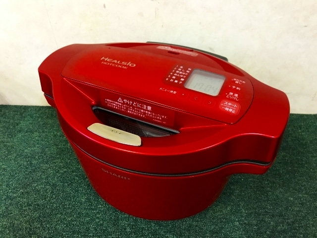 SHARP ヘルシオ ホットクック KN-HT99A レッド系 自動調理鍋 ヘルシオ