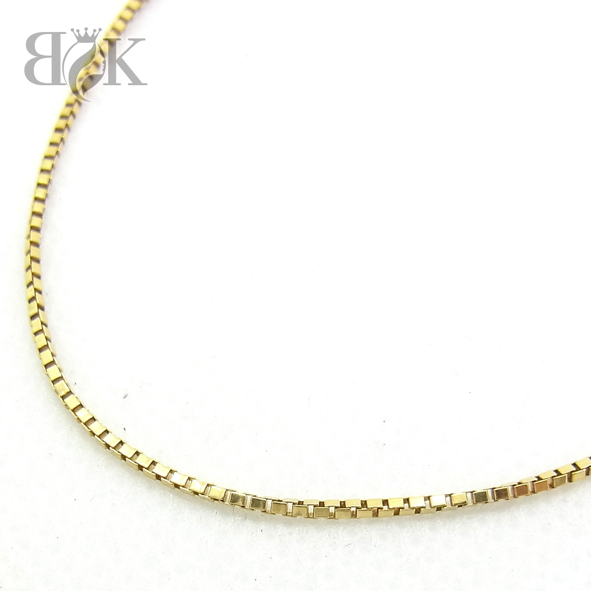 K18 ベネチアン ネックレス 3.7g 長さ：約46cm 幅：約1.1mm ゴールド 