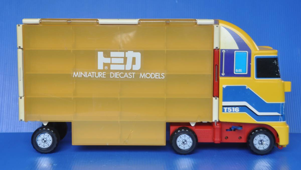 トミカ ミニカー収納トラック T516 トミカ 収納トラック トラック TOMY 1990年製 T516 収納ケース Yahoo