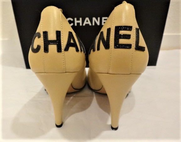1000円～CHANELロゴマニアなパンプスCCココマーク36アンクレット付