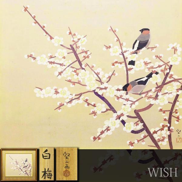 東 東洋仙台四大画家花鳥図 三幅 絹本 掛軸（小池曲江・菅井 ++郡鳥図