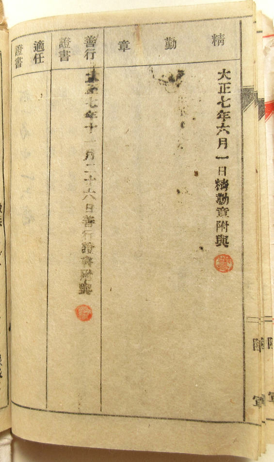 昭和の戦時中の産物【婦人会襷、軍隊手帳、旧日本軍肩章、社員章、帝國