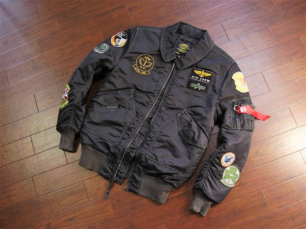 みどりALPHA N-1 デッキジャケット Lサイズ アルファ ALPHA INDUSTRIES