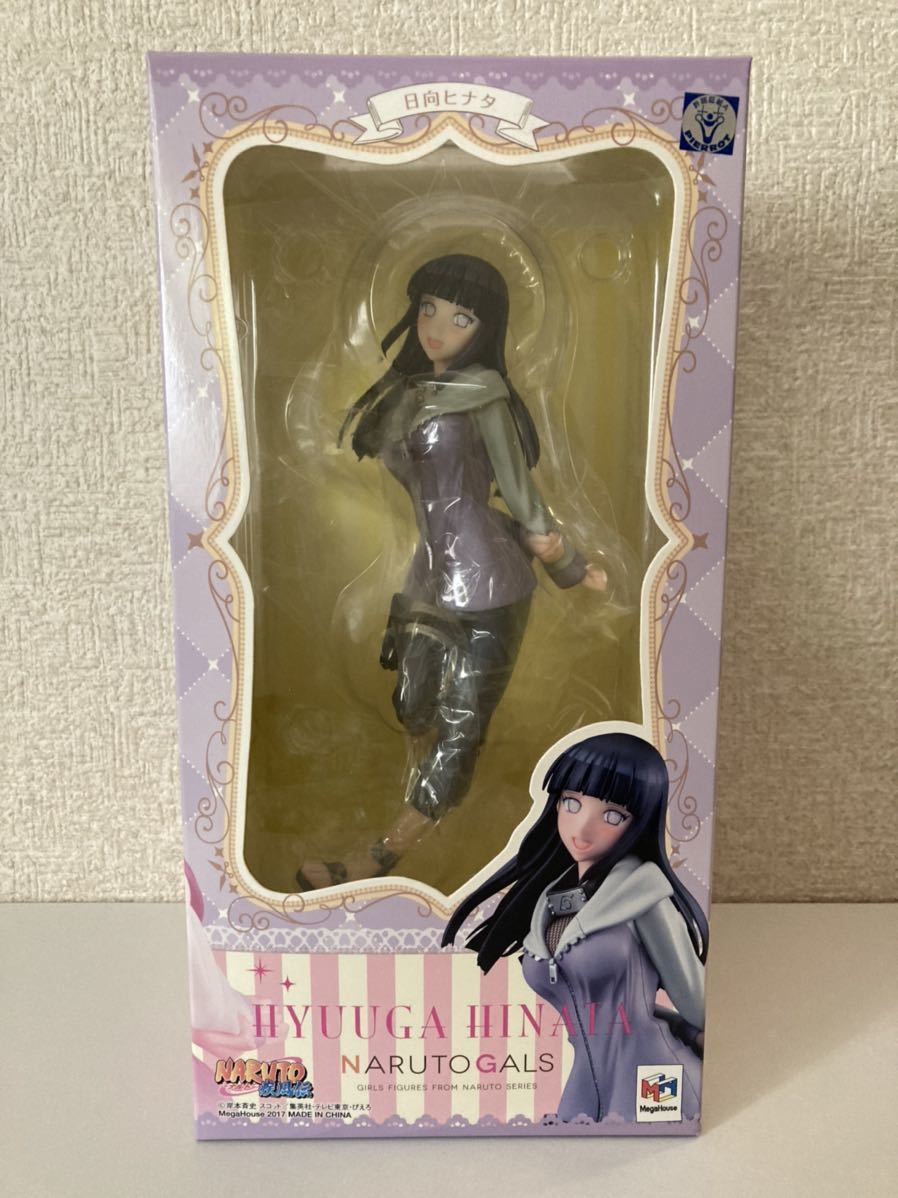 中古 NARUTOギャルズ NARUTO-ナルト-疾風伝 日向ヒナタ 塗装済み完成品フィギュア メガハウス 