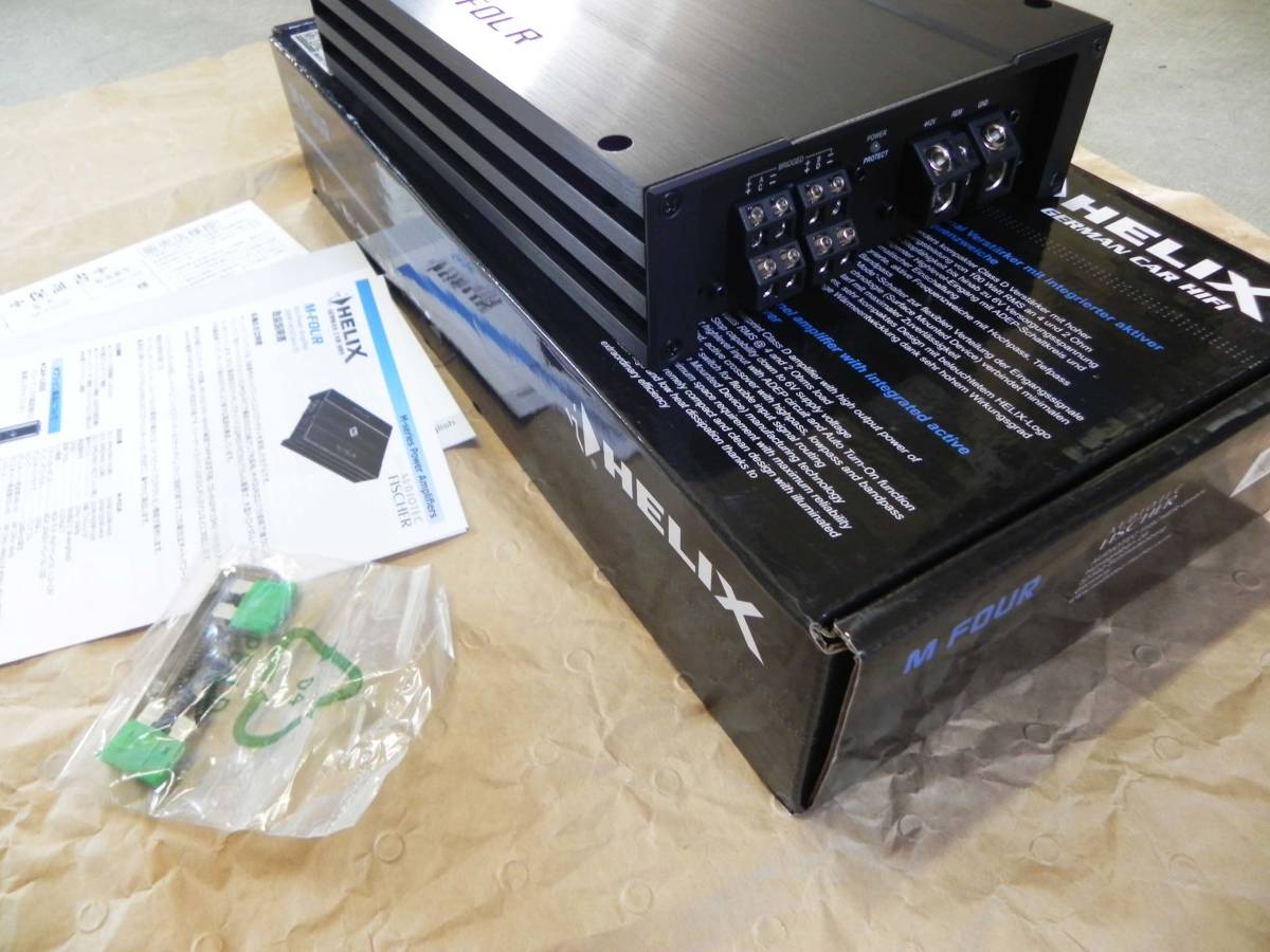 HELIX ヘリックス M-FOUR 100Wx4ch パワーアンプ 美品中古