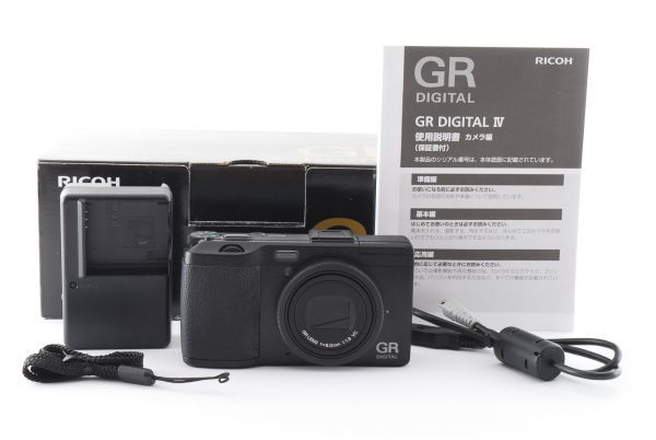 美品 シャッター回数698！！ リコー RICOH GR DIGITAL IV 元箱付き