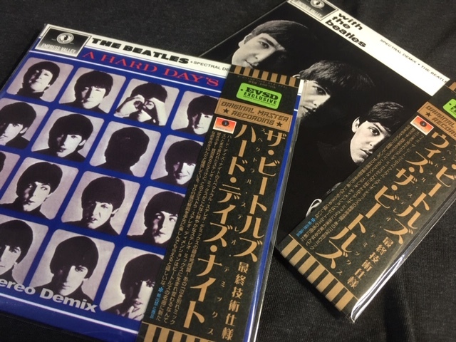 新作！Empress Valley ★ Beatles - ハード・デイズ・ナイト/ウィズ・ザ・ビートルズ「Spectral Stereo Demix」セット！プレス2CD紙ジャケ
