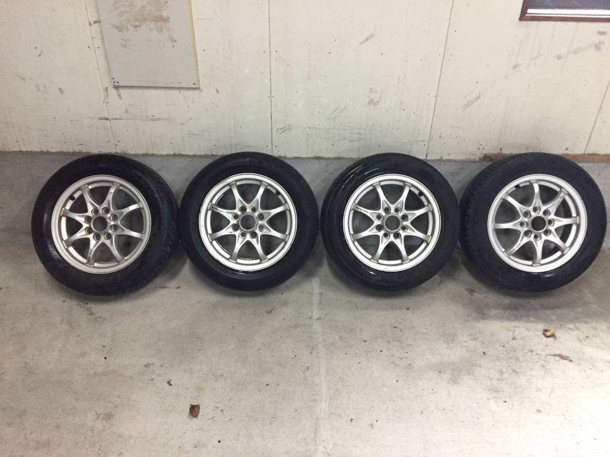 鳥取県西部】RAYS VOLK RACING 13×4.5J PCD100 +43 タイヤ山なし