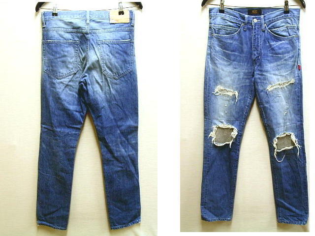 即決 [M]WTAPS 16SS USA製 BLUES VERY SKINNY TRASH デニム 161MYDT