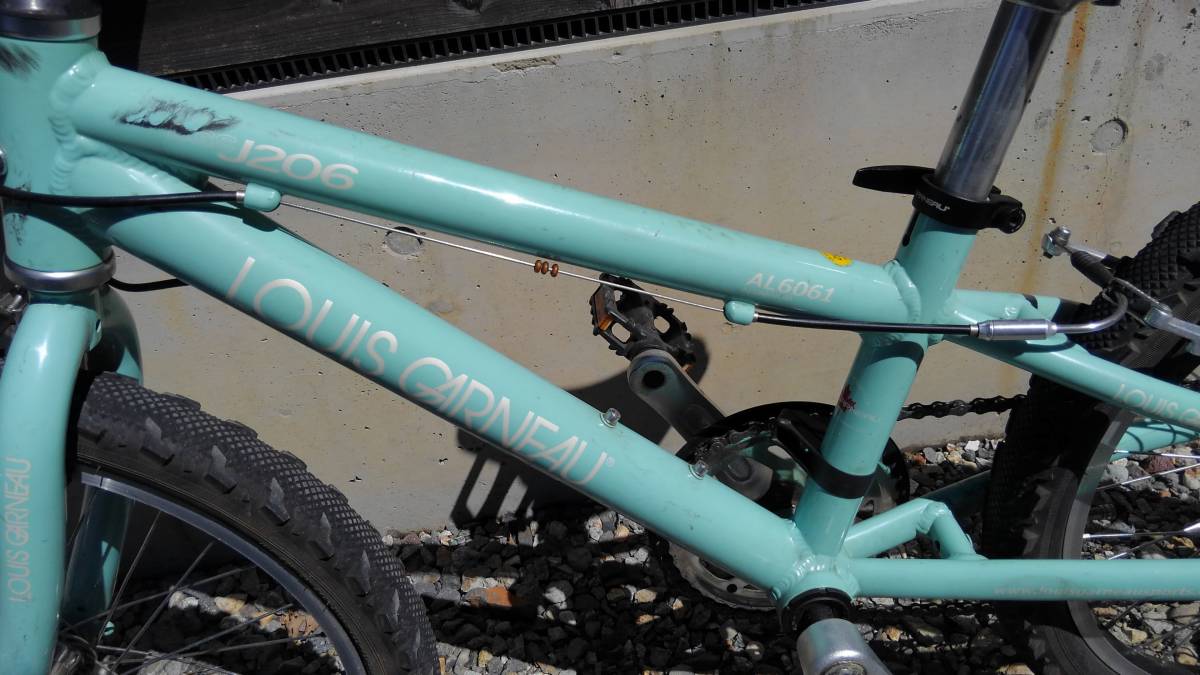 中古品 ● ルイガノ LGS J206 ● LOUIS GARNEAU 20インチ 子供 キッズ ジュニア 自転車 かご付き 分解発送可 直接渡し可