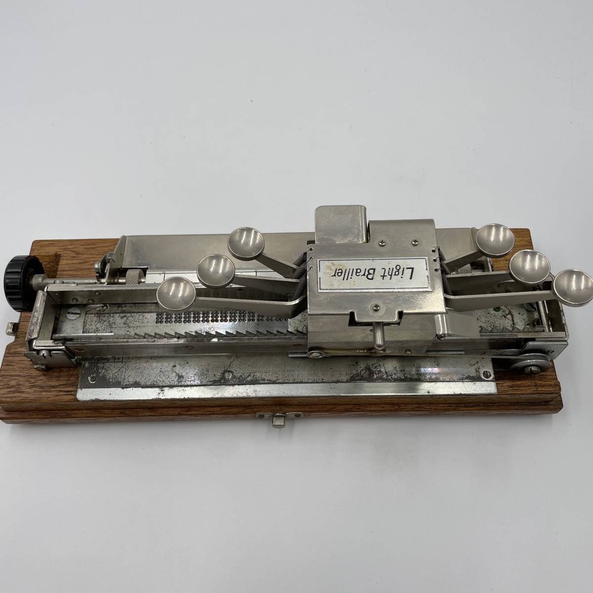 点字タイプライター LightBrailler ライトブレーラー 普通型 カニ 